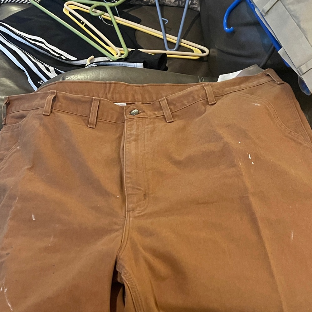 Carhartt Men's Tan Cargo Pants - Picture 6 of 7